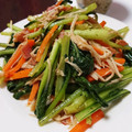 momoha＊'s cooksnap of when they made 小松菜とえのきのバター炒め.