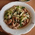 amjkao's cooksnap of when they made 簡単豚肉のスタミナ丼.