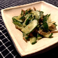 kokorodesu's cooksnap of when they made きゅうりとザーサイの和え物.