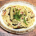 クックANYQ79☆'s cooksnap of when they made 白だしで簡単♪キノコとなすの和風ﾊﾟｽﾀ.