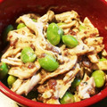 きょんじろう母さん's cooksnap of when they made ✿枝豆と鶏むね肉の梅肉和え✿.