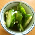 pnkdiamond's cooksnap of when they made 袋★キュウリ★塩★生姜だけ！！浅漬け★.