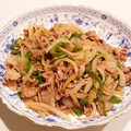 こともみ's cooksnap of when they made 肉野菜炒め(焼肉のタレのみで味付け簡単).