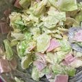 りんごりんごさん's cooksnap of when they made 簡単☆キャベツとハムのマヨサラダ☆.