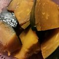 curisupin's cooksnap of when they made とっても素朴なかぼちゃの煮物☆.