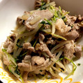 さっつぁん0072's cooksnap of when they made 豆苗と豚肉のオイマヨ炒め.