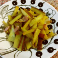 ★Yuring★'s cooksnap of when they made さつまいもとベーコンの塩炒め。.