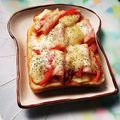 chako106HM's cooksnap of when they made 旨い☆ジューシー♪トマトチーズトースト.