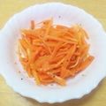 書セラピスト流香's cooksnap of when they made 簡単にんじんのナムル。.
