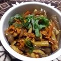 あふぉん's cooksnap of when they made ★超簡単　ちくわとこんにゃくのキンピラ.