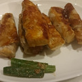 まがおにゃんこФωФ's cooksnap of when they made お弁当に♪厚揚げの肉巻き(市販タレ使用).