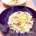 YUH♡ママ's cooksnap of when they made 唐揚げＩＮ♪カレー炒飯♡.