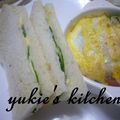 yukiはぴ's cooksnap of when they made きゅうりのティーサンド.