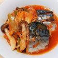 ちろなつ's cooksnap of when they made 玉ねぎとサバ缶の韓国風キムチ煮.