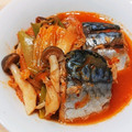 ちろなつ's cooksnap of when they made 玉ねぎとサバ缶の韓国風キムチ煮.