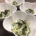 ♡てるてる♡'s cooksnap of when they made 1本ぺろり＊きゅうりのつまサラダ＊.