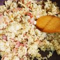 クックLELZHD☆'s cooksnap of when they made ベーコンとしめじの洋風炒飯.