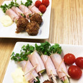 オウジリリノエ's cooksnap of when they made かいわれ大根ときゅうりのハム巻き.