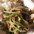 あたむ❤189's cooksnap of when they made 豚バラともやしの中華炒め.