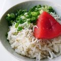 ☆ひなたmama☆'s cooksnap of when they made 超簡単☆タラコとシラスの混ぜご飯♪.