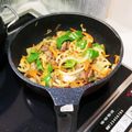 かおんば's cooksnap of when they made 牛肉と蓮根とピーマンのオイスター炒め☆.