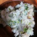 mmiwa's cooksnap of when they made レンジで簡単！里芋とオクラの健康サラダ.