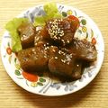 ぱんぷきんキッチン's cooksnap of when they made 板こんにゃくのウスタートマトケチャ炒め.