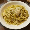 Mi7kuma's cooksnap of when they made 鮑のパスタ肝のソテーとジェノベーゼソース.