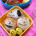 nenona's cooksnap of when they made キャラ弁★スヌーピーと仲間たち.