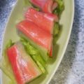★ほのどんママ★'s cooksnap of when they made 簡単お手軽カニカマ生春巻き☆あと一品に.