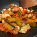 jaimemilou's cooksnap of when they made 簡単一品！かぼちゃとエリンギの照り焼き.