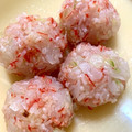 pompomjam's cooksnap of when they made ほぼ玉ねぎとカニカマ皮なし焼売.