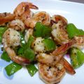 かばおとうさこ's cooksnap of when they made ✿小エビとグリンピースのバジル炒め✿.