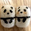 ゆずゆずほ's cooksnap of when they made パンダオニギリ弁当~子ども用~.