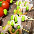 狸の尻尾's cooksnap of when they made ハム枝豆ピック☆ お弁当簡単おかず.