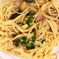 スイカが好物's cooksnap of when they made ✿とろける茄子ときのこの和風パスタ✿.