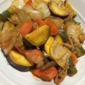 クックM6DK2O☆'s cooksnap of when they made 揚げない♪豚小間とさつま芋で秋色酢豚☆.