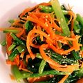 まみぃぃぃる's cooksnap of when they made ほうれん草と人参のナムル.