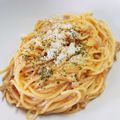あたりめっこ's cooksnap of when they made 【なめ茸と卵のパスタ】材料3つズボラ飯.