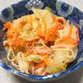 こむぎぱくぱく's cooksnap of when they made キャベツとカニカマの酢の物.