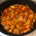 友美's cooksnap of when they made トマトジュースで　白菜　玉ねぎのトマト煮.