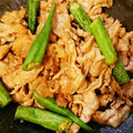 クックJMXHYH☆'s cooksnap of when they made オクラと豚肉のスタミナ炒め.