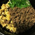 TＡあゆ's cooksnap of when they made そぼろ丼（三色丼）.