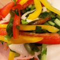 mapimapiko's cooksnap of when they made カブとパプリカの昆布茶漬け.