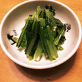 motikoちゃん's cooksnap of when they made レンジで簡単！小松菜のマヨめんつゆ小鉢.