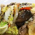 ウッシー母's cooksnap of when they made 豚肉とナスと白菜の胡麻味噌炒め.