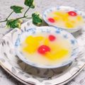 めみたん☆'s cooksnap of when they made 黄桃缶ミルクゼリー♪お弁当デザート.