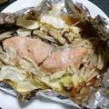 松潤LOVE♥️♥️'s cooksnap of when they made 鮭のチャンチャン焼きオーブンとフライパン.