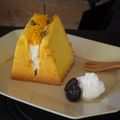 Blue＊＊'s cooksnap of when they made かぼちゃのモンブランシフォンケーキ.