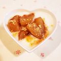 Richland☆Y's cooksnap of when they made ヨーグルトに、ももチョコきなこ♪.